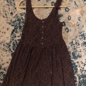 RARE free people maroon mauve summer / fall dress